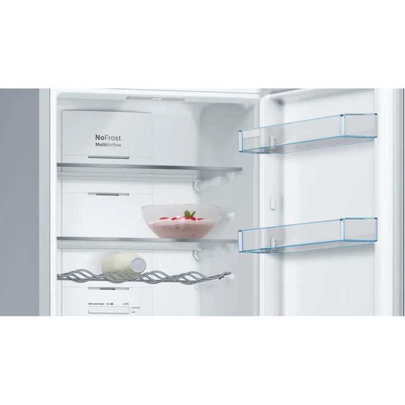 Detalle de Bosch KGN36VIDB: Frigorífico Combi Total No Frost de 186 cm, 326 L con VitaFresh y Alarma de Puerta