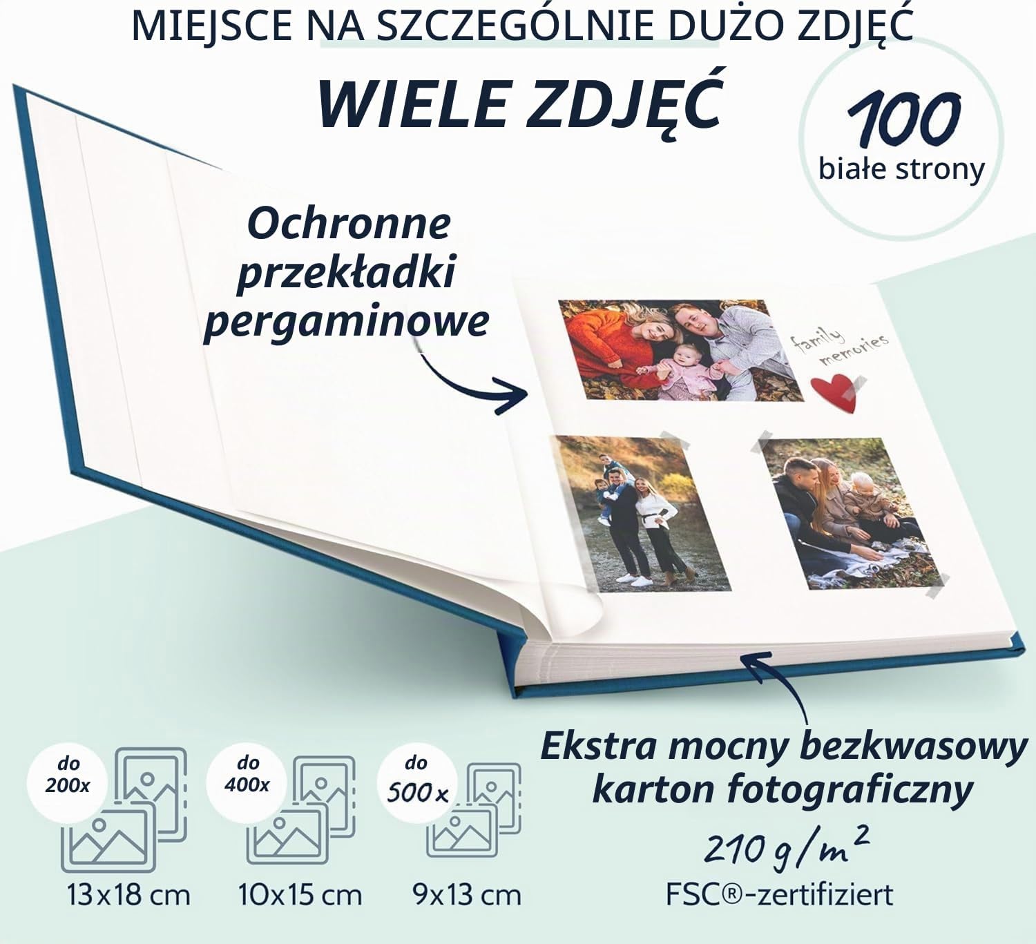 Detalle 2 de goldbuch Summertime 31711 – album fotograficzny, lniana okładka, 100 stron
