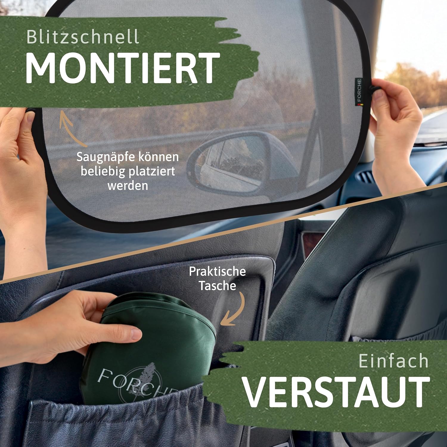 Thumbnail 4 de FORCHE Auto Sonnenschutz Seitenscheibe ☀