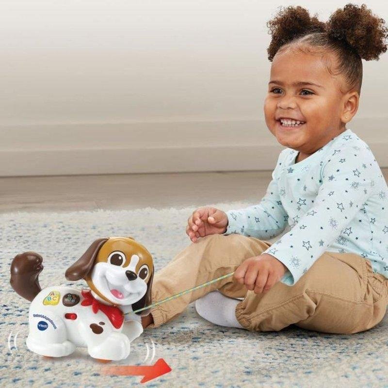 Detalle 2 de Perrito Interactivo VTech Toutou 1,2,3 para Arrastrar (12–36 meses) — Opinión y guía de compra