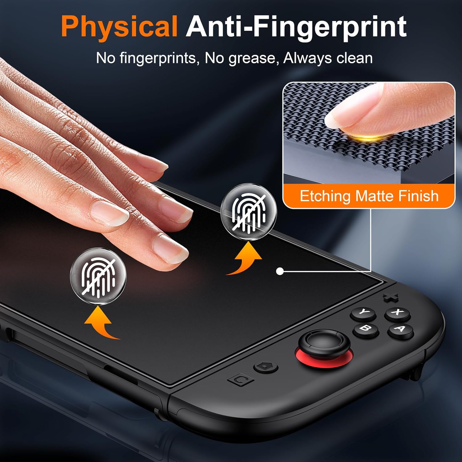 Thumbnail 3 de Ksleri Matt Schutzfolie für Nintendo Switch 2 Model 2025 – 9H Displayfolien, matte Oberfläche, Anti-Fingerabdruck, Blendschutz (2er Set)