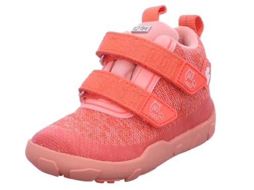 Detalle de Affenzahn Knit Happy Pony Übergangsschuh, Korall, Größe 24 – wasserdicht und vegan