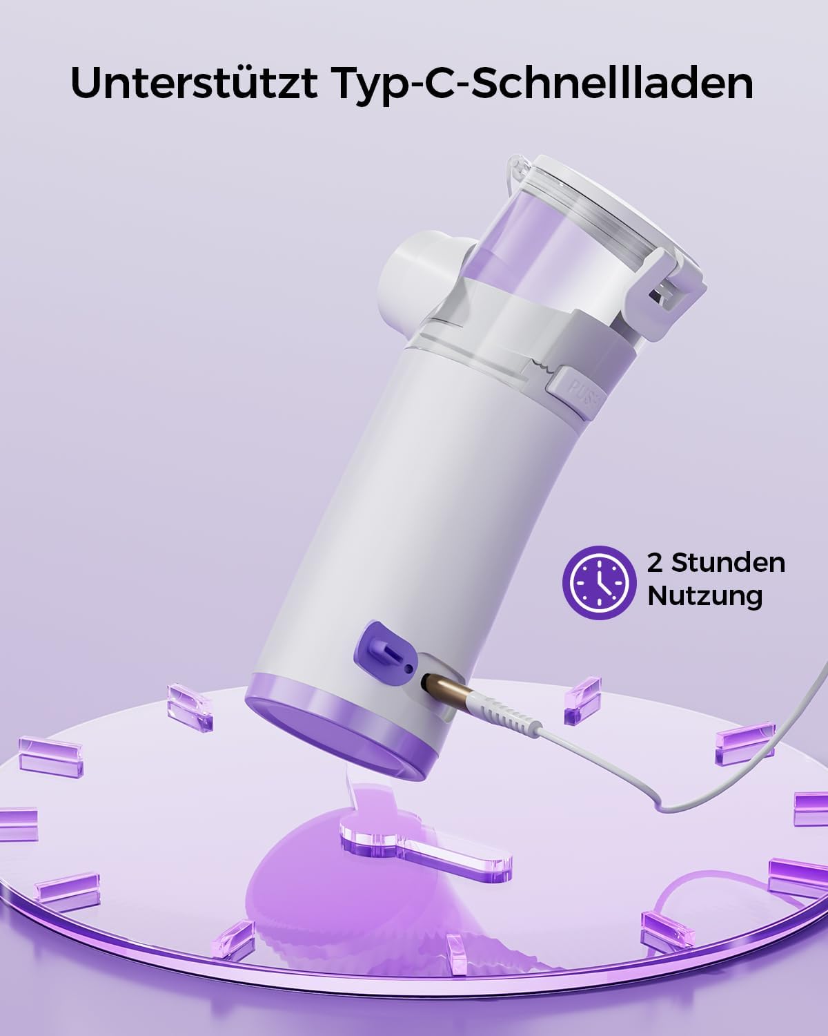 Detalle 2 de Inhalationsgerät Mesh 2,1 µm für Kinder