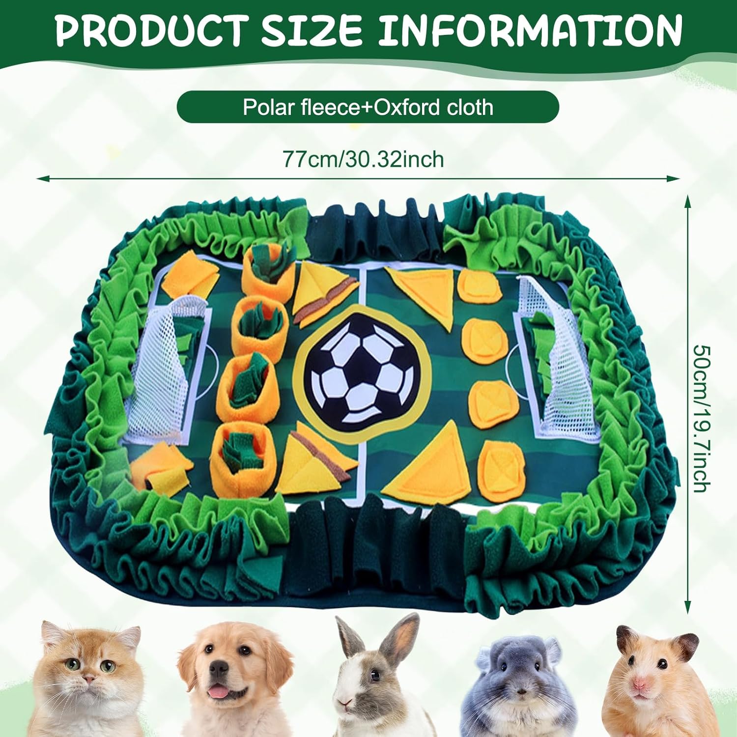 Detalle de Snuffle Mat for Dogs and Licky Mat with Suction Cups – 70x50 cm