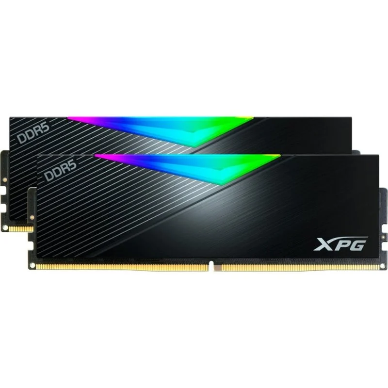 Detalle de ADATA XPG Lancer RGB DDR5 6000MHz 32GB (2x16GB) CL30 – rendimiento y estética para gaming