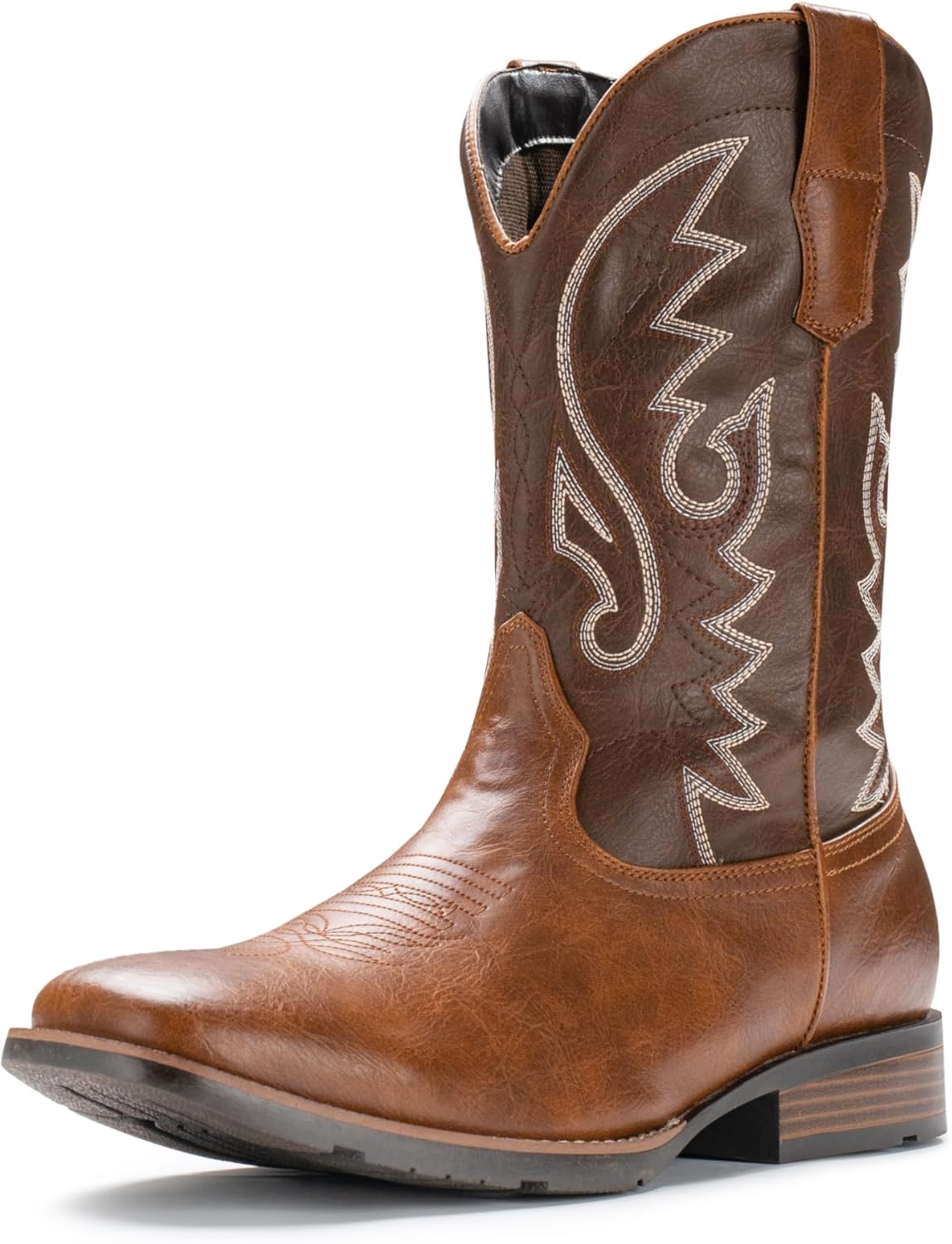 Detalle de IUV Cowboy Boots Men Wide Square Toe