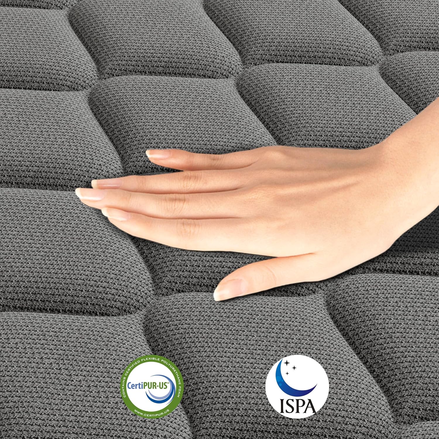 Thumbnail 5 de DAJIYUHC King Mattress 5FT 10 Inch Hybrid Mattress in a Box (150x200cm) – Medium Plush, motion isolation