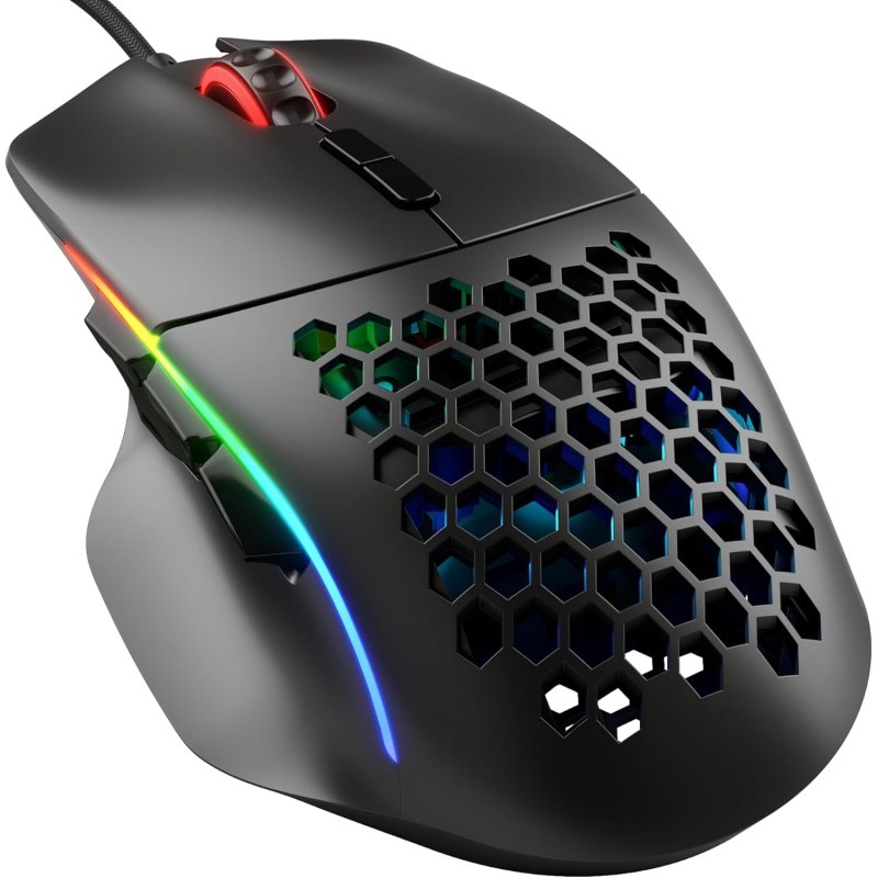 Detalle de Glorious Model I ratón gaming 19.000 DPI negro 🖱