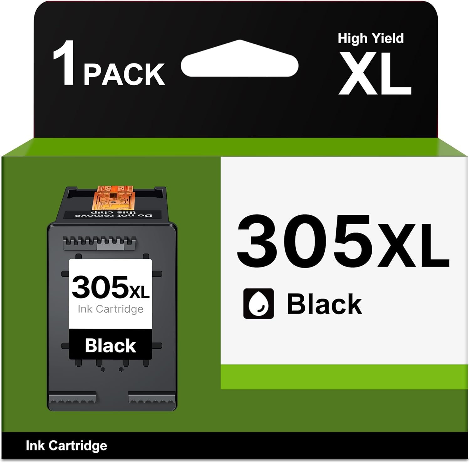 Detalle de Cartuccia d'inchiostro HP 305XL Nero – Sostituzione compatibile per HP Envy e DeskJet