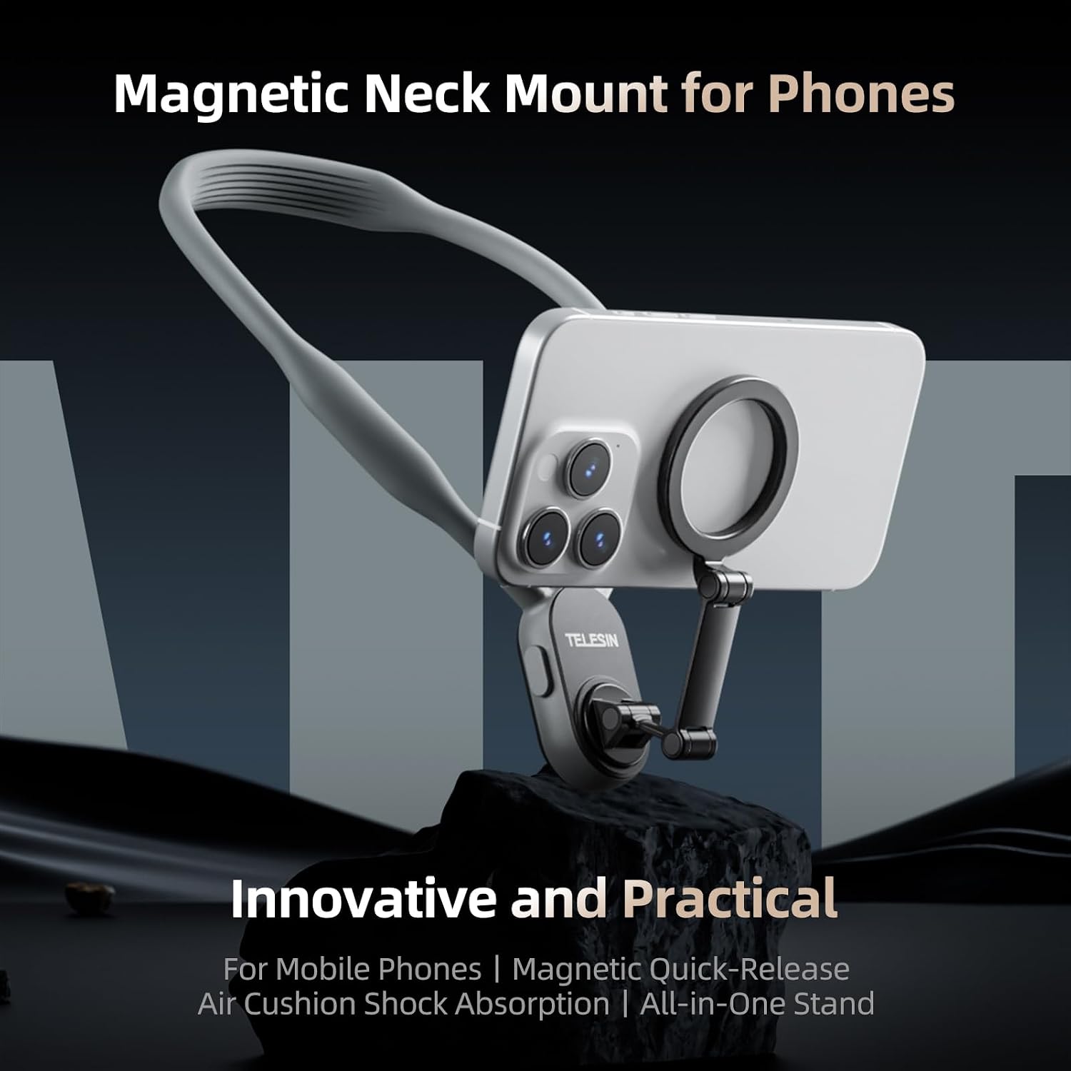 Thumbnail 3 de TELESIN Magnetic Neck Mount for Phones