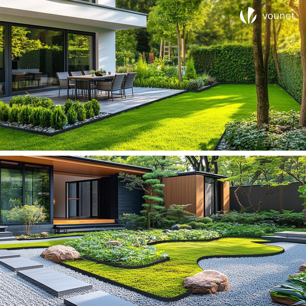 Detalle 2 de VOUNOT 40m Flexible Lawn Garden Edging Border