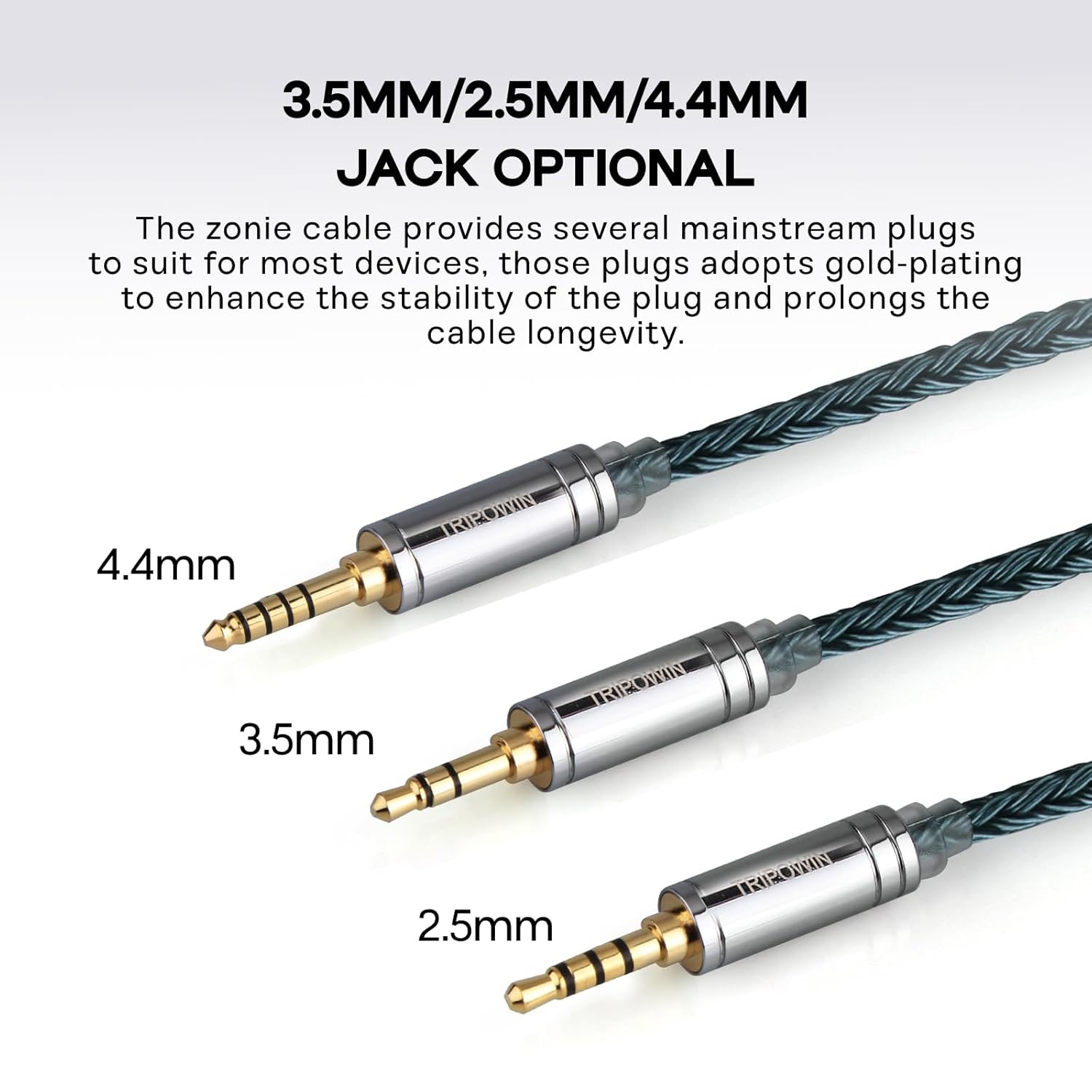 Thumbnail 4 de Linsoul Tripowin Zonie 16 Core SPC Cable Moss