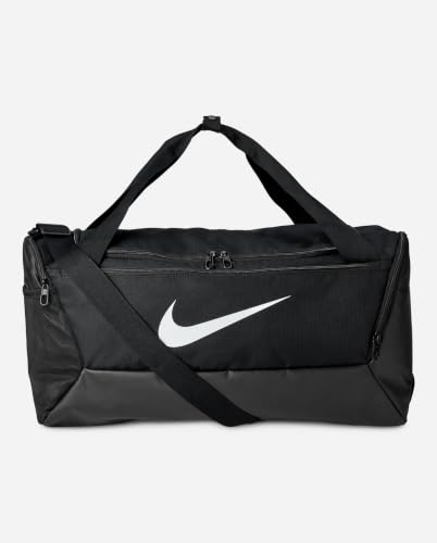 Detalle 2 de Nike Brasilia, Borsa Sportiva Unisex Adulto – Black/Black/White, Taglia unica