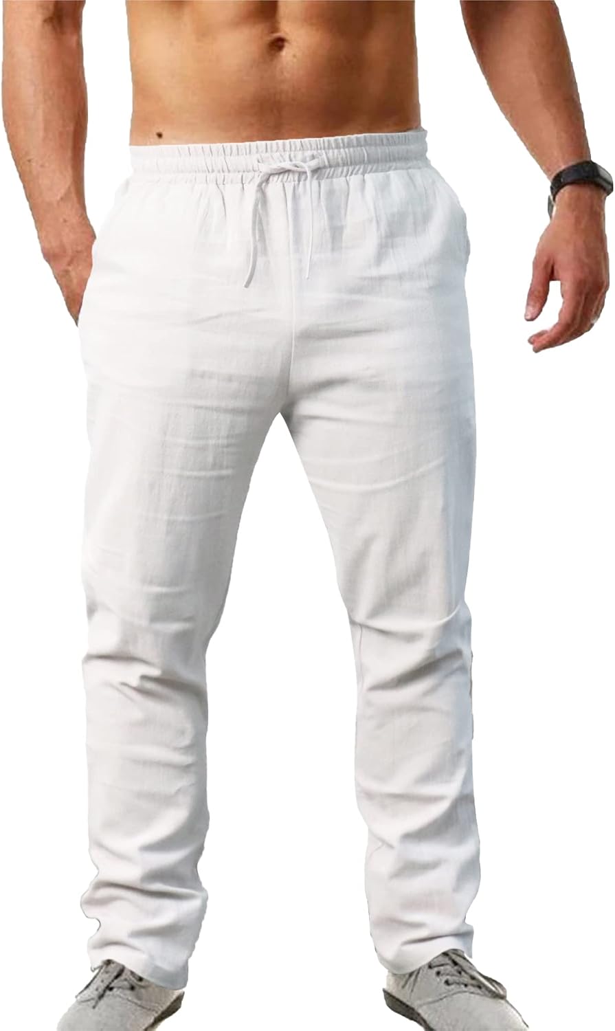 Thumbnail 6 de NANAMEEI pantalon coton lin homme yoga