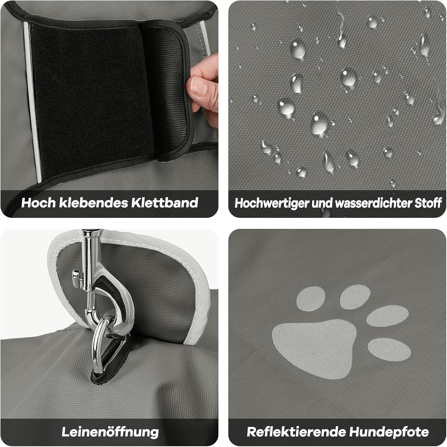 Detalle 1 de Manteau de pluie pour chien imperméable M