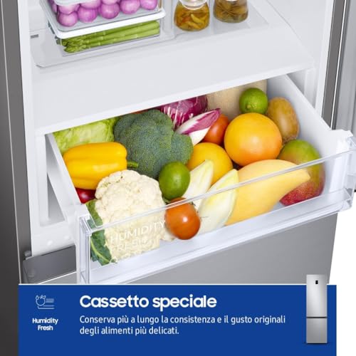 Detalle de Samsung EcoFlex AI RB38C672CSA/EF Frigorifero Combinato 390 L con WiFi, SpaceMax e Total No Frost