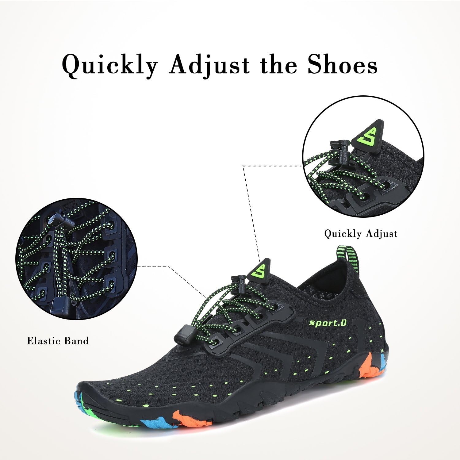 Thumbnail 5 de Saguaro Chaussures Aquatiques Femmes – Chaussure d’eau légère et rapide à sécher
