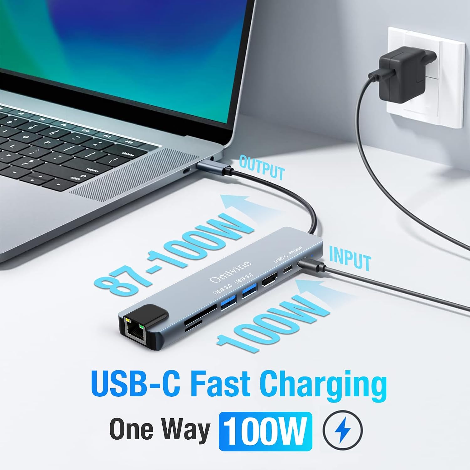 Thumbnail 4 de Omivine USB-C Hub 100W