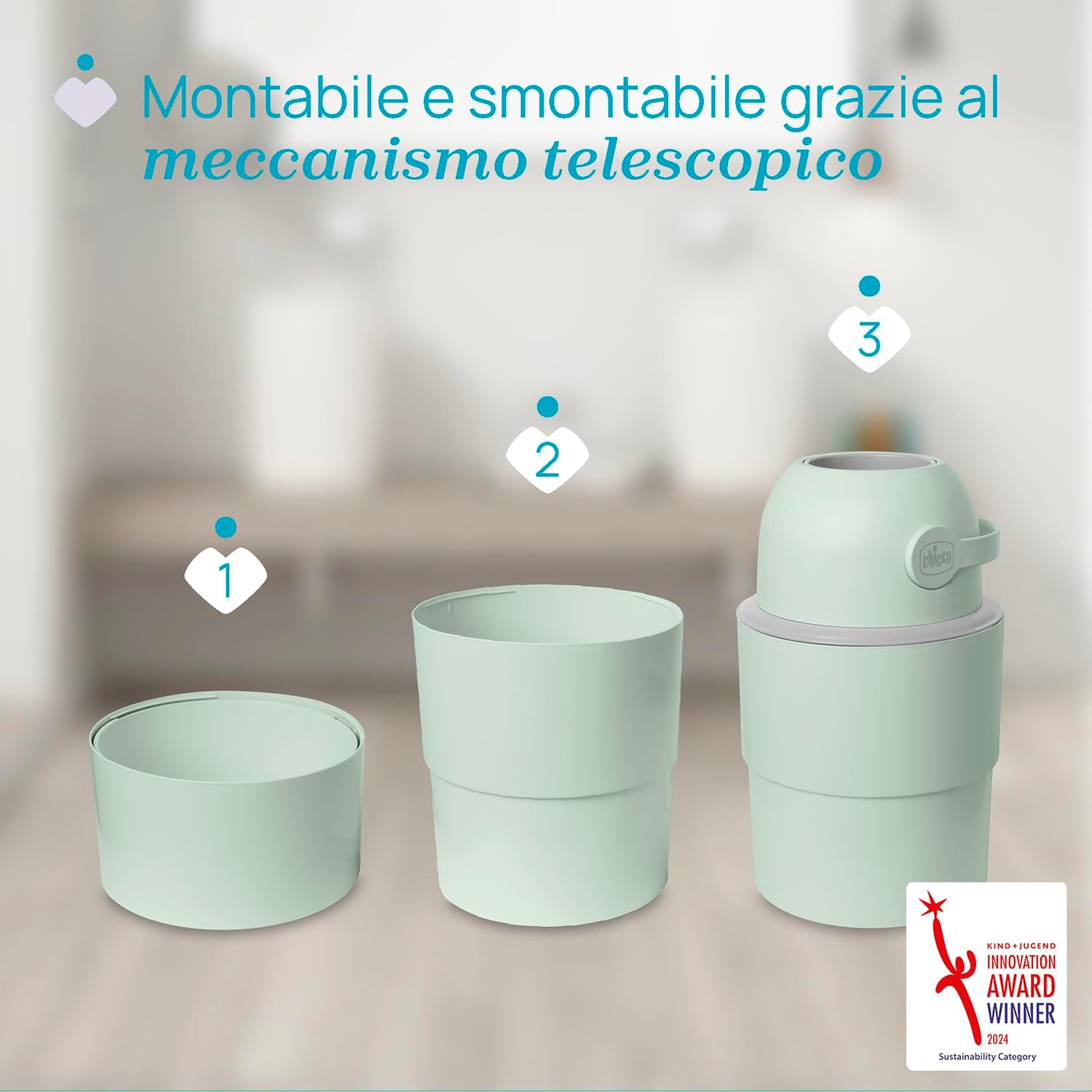 Detalle 2 de Chicco Mangiapannolini Telescopico 35