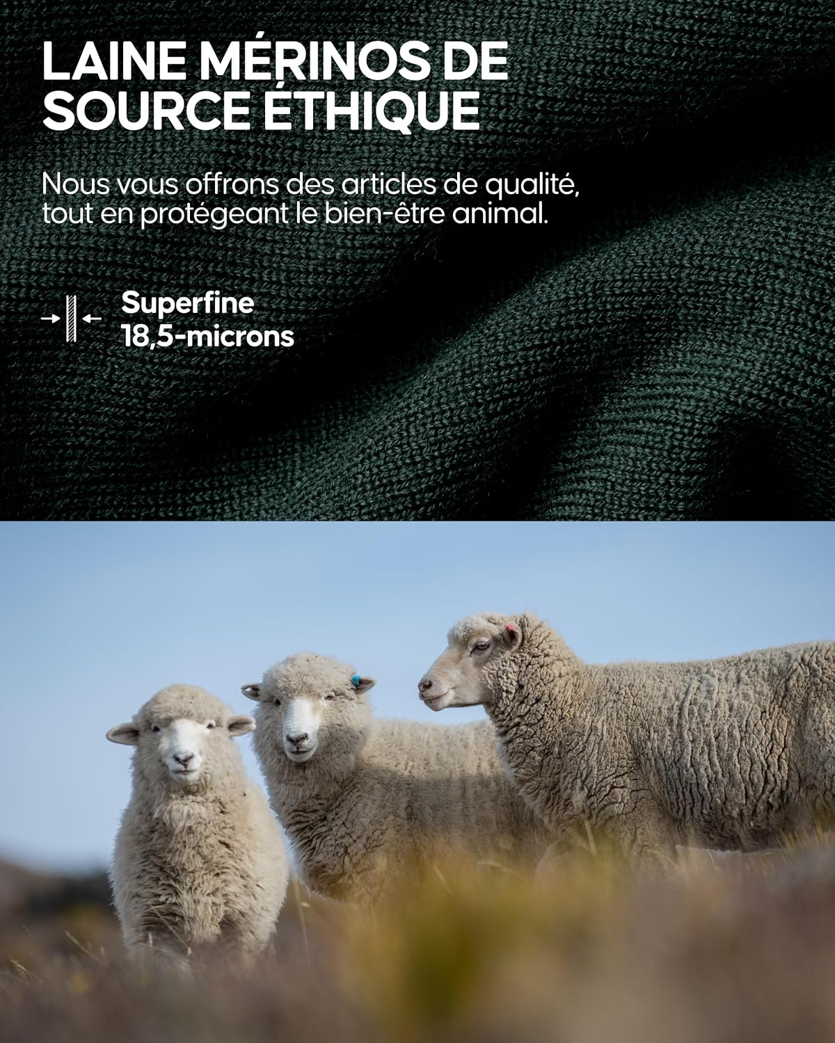 Thumbnail 4 de DANISH ENDURANCE cache-cou 80% laine 🧣