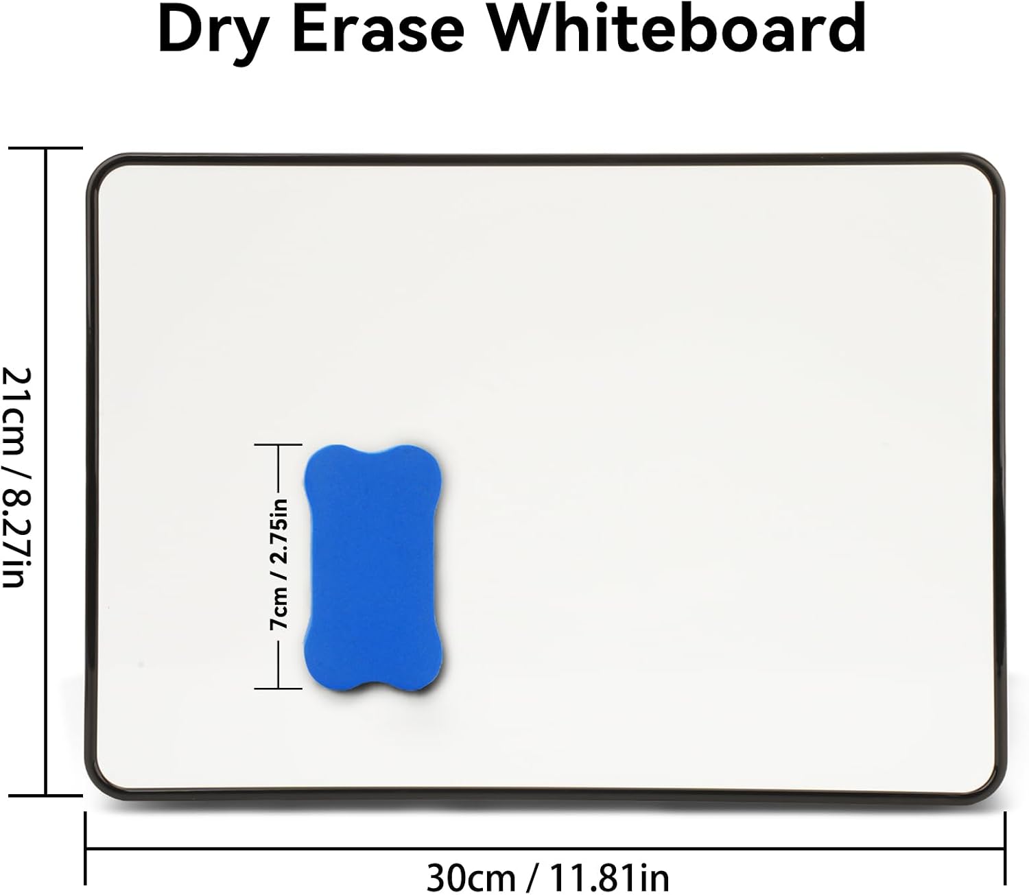 Detalle 2 de Hisredsun 2 Pack A4 Magnetic Whiteboard 21×30 cm