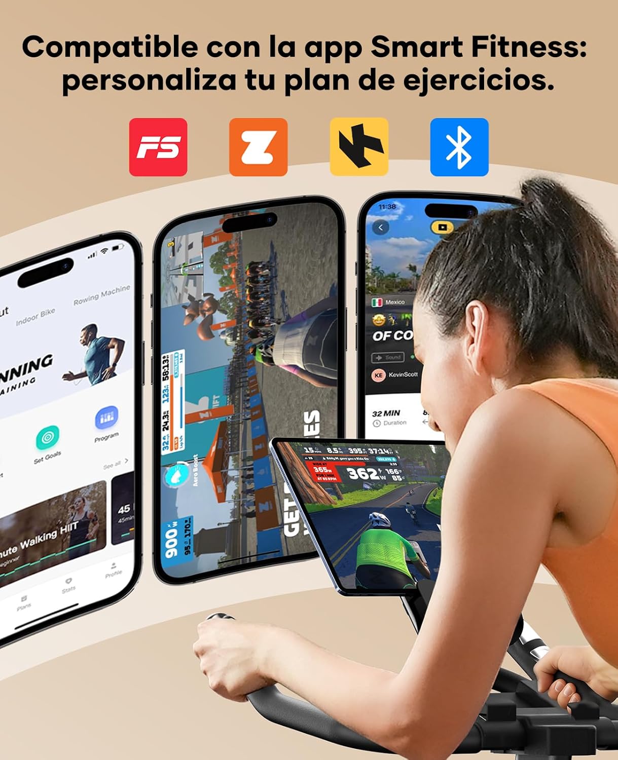 Detalle 2 de Toputure 2026 Bicicleta Estática Pro