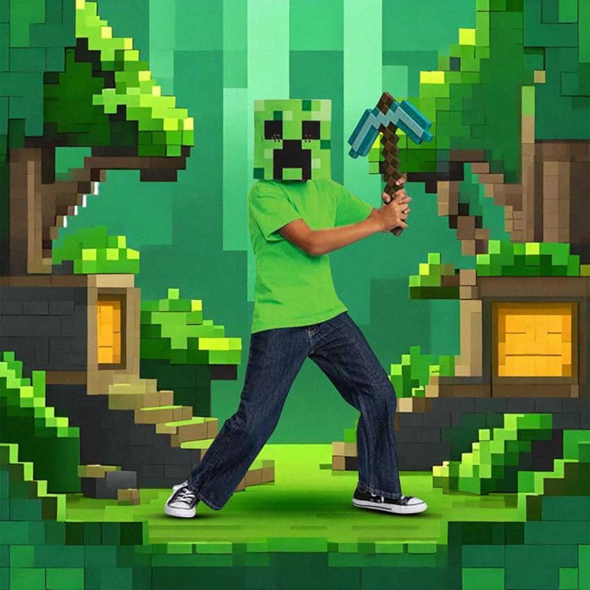 Thumbnail 5 de Minecraft Disguise: máscara Creeper 3 años