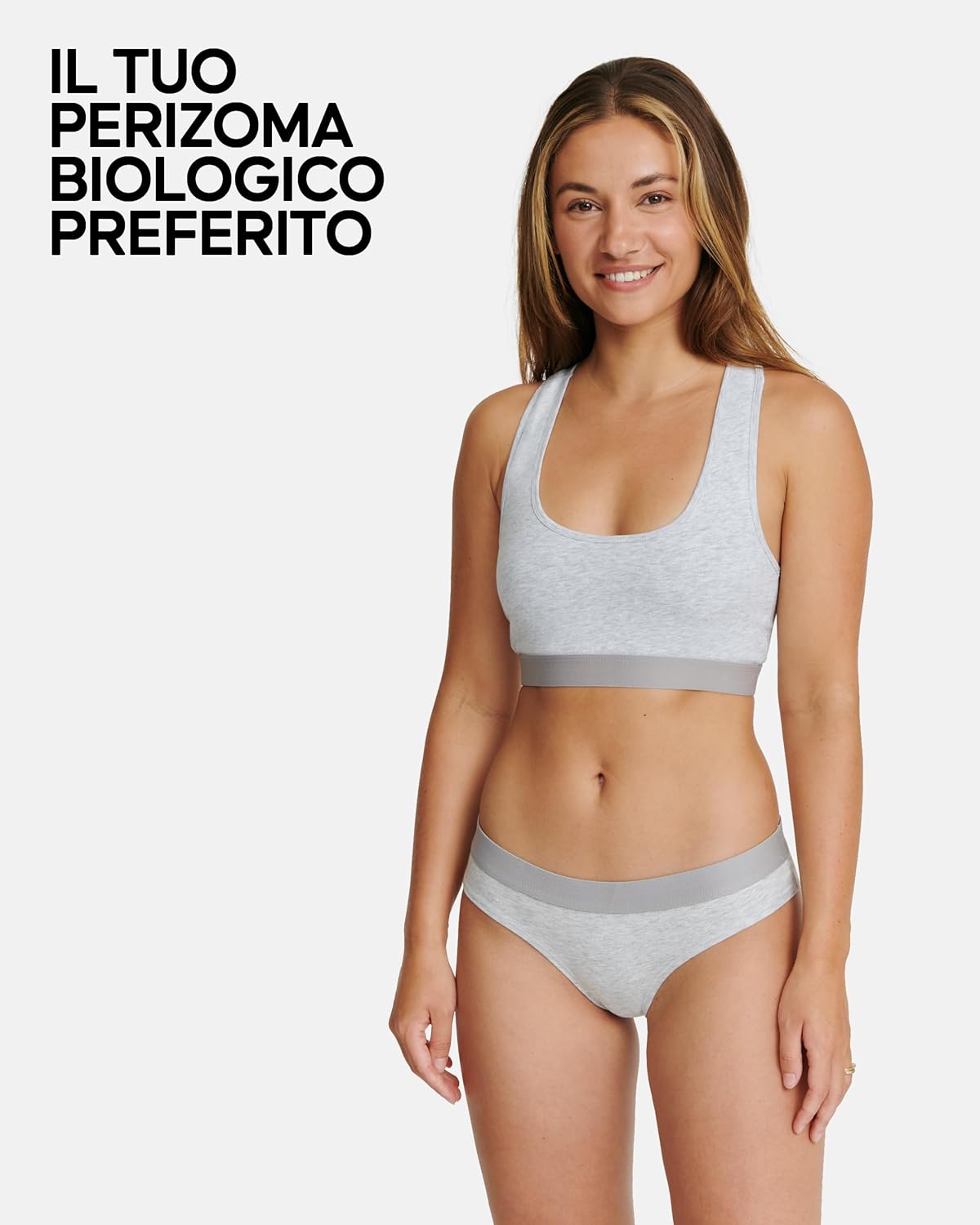 Detalle de DANISH ENDURANCE 3 Paia Tanga Donna in Cotone Biologico – Intimo sportivo a vita bassa