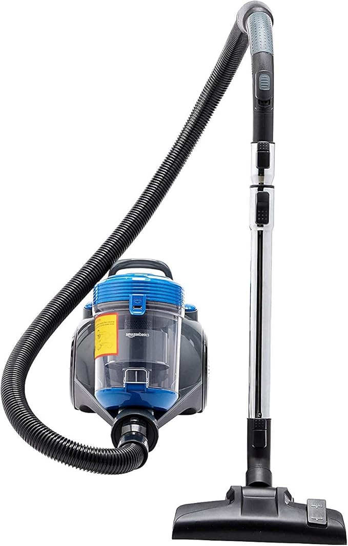 Detalle de Amazon Basics Aspirador Cilindro Sin Bolsa 700W, HEPA, Ligero