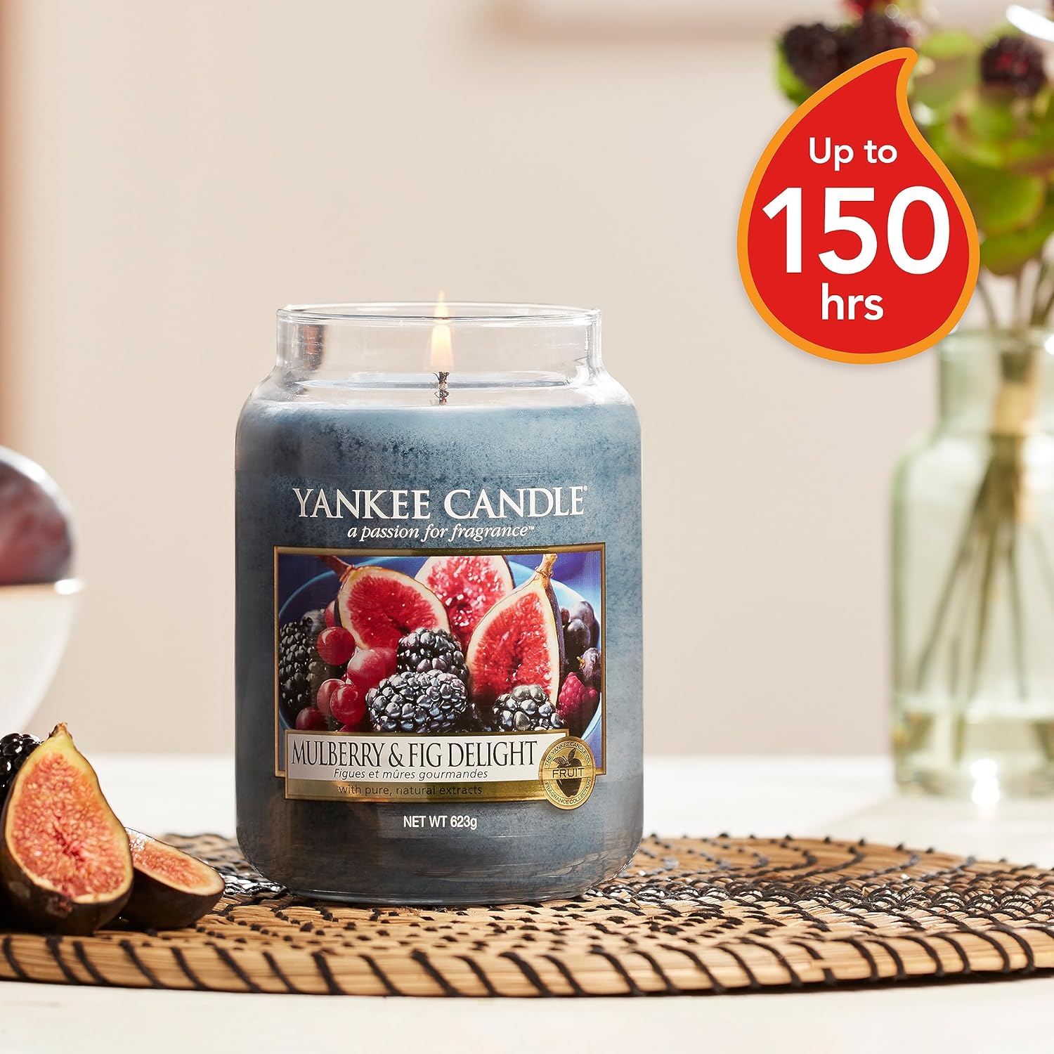 Thumbnail 2 de Yankee Candle bougie parfumée Figues et mûres gourmandes – format jarre, longue durée