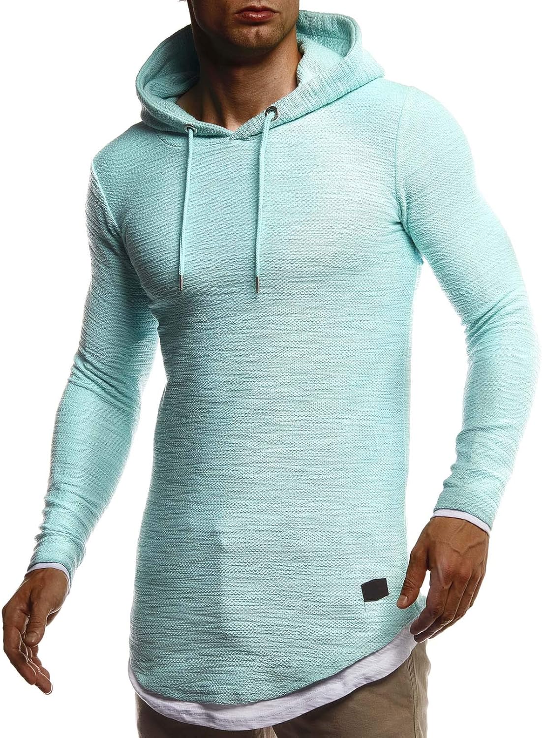 Thumbnail 5 de Leif Nelson LN-8120 felpa con cappuccio uomo a strati, maglione casual con cappuccio