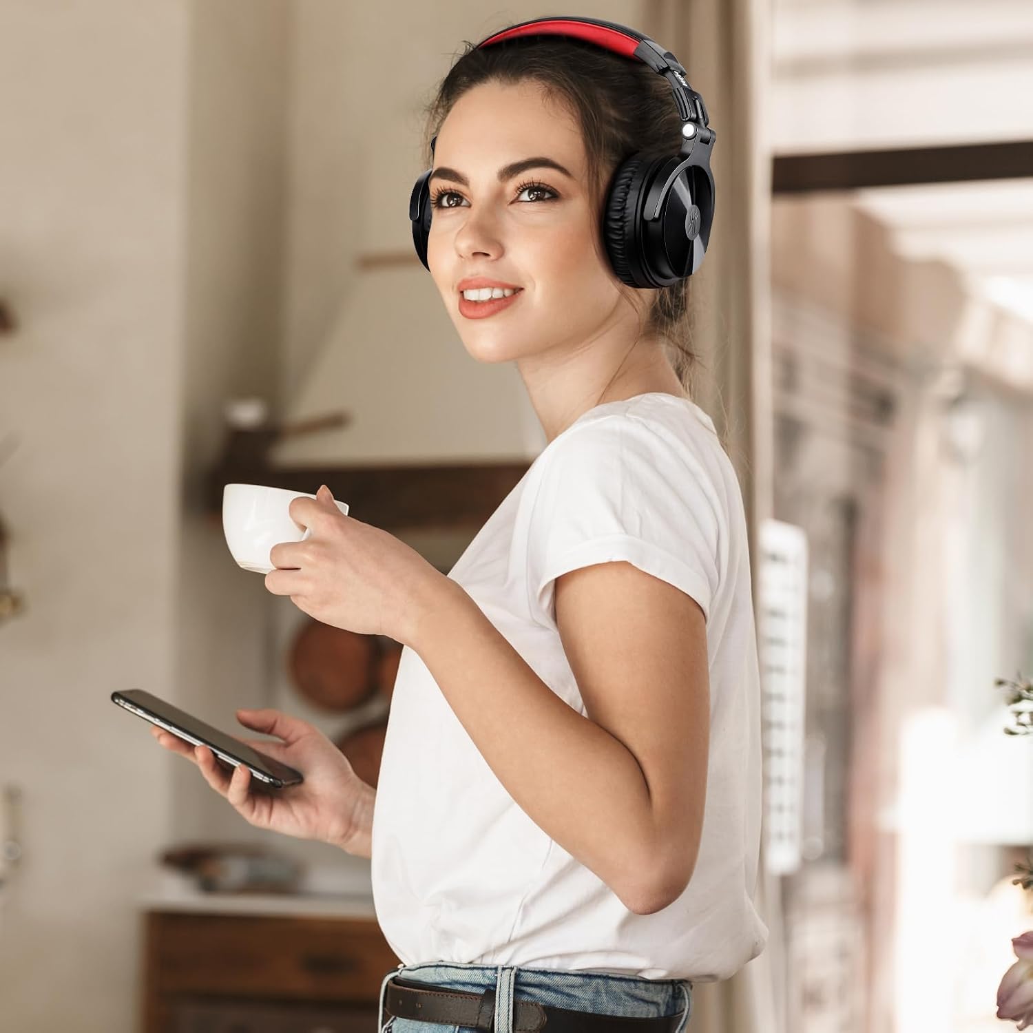Thumbnail 5 de OneOdio Bluetooth Kopfhörer Over Ear Rot
