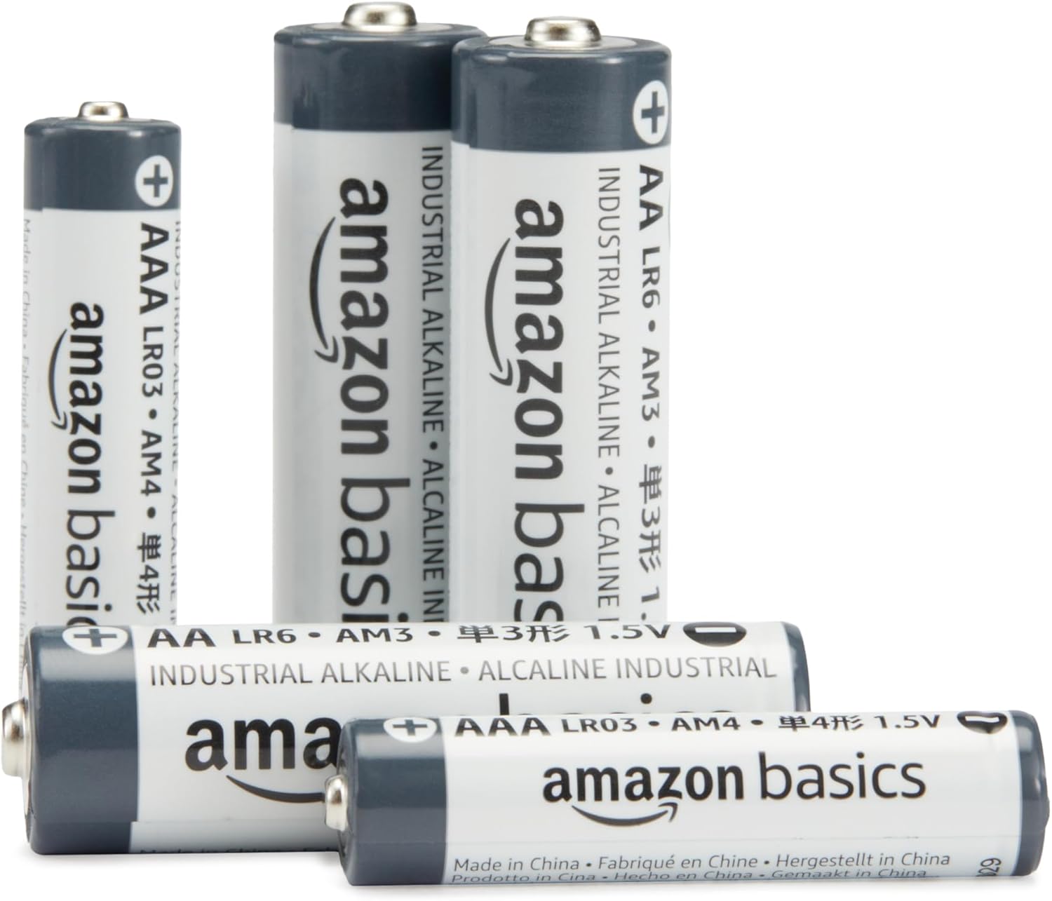 Thumbnail 3 de Amazon Basics AAA-Alkali-Batterien Industriequalität 1,5 V – 300er-Pack, 5 Jahre lagerfähig