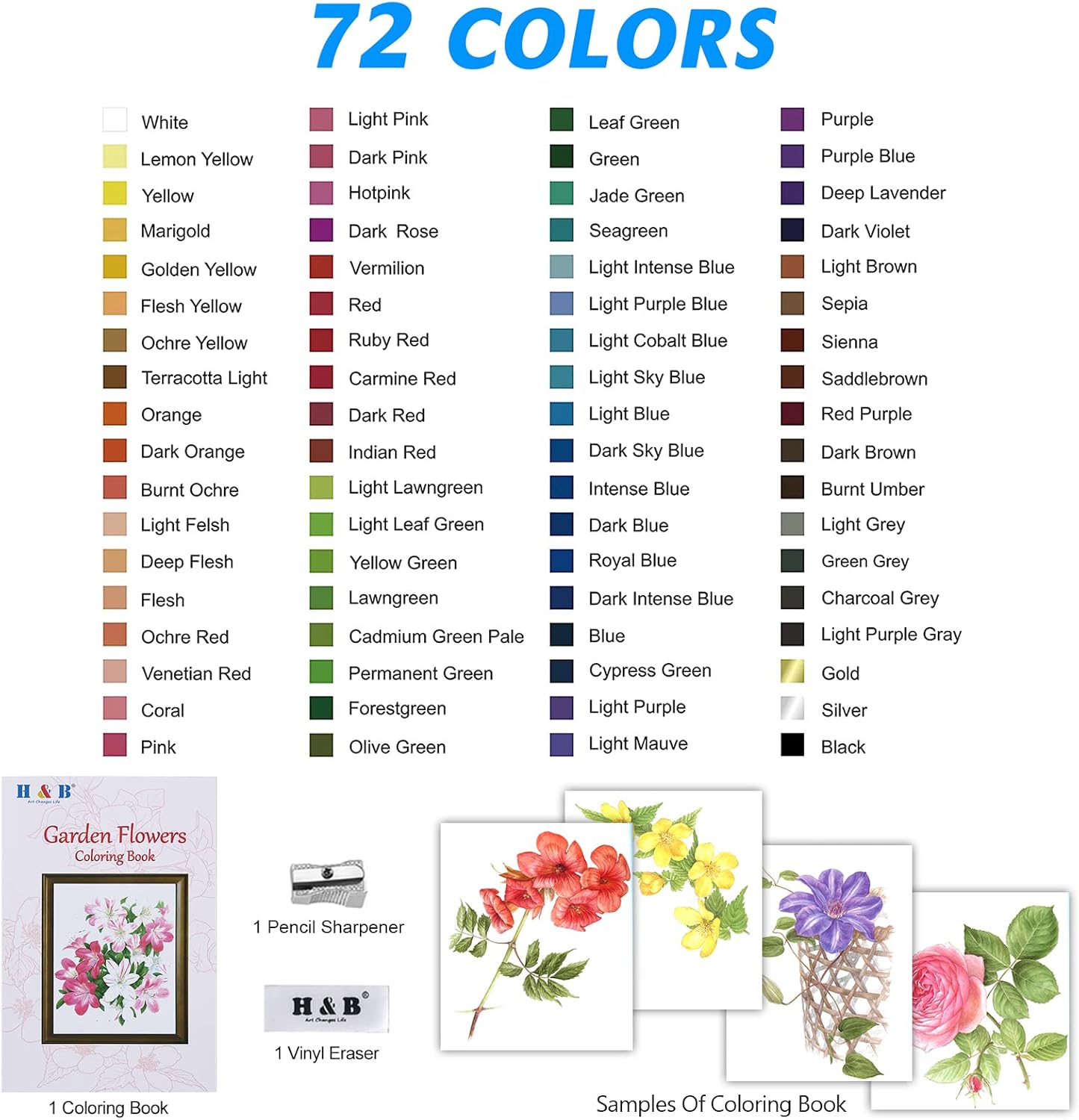 Thumbnail 1 de 72 Buntstifte Set mit Tasche ✏️