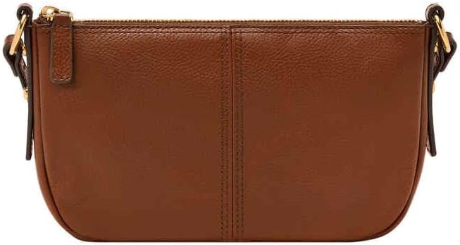 Detalle de Fossil Jolie : sac bandoulière en cuir ou daim marron pour femmes