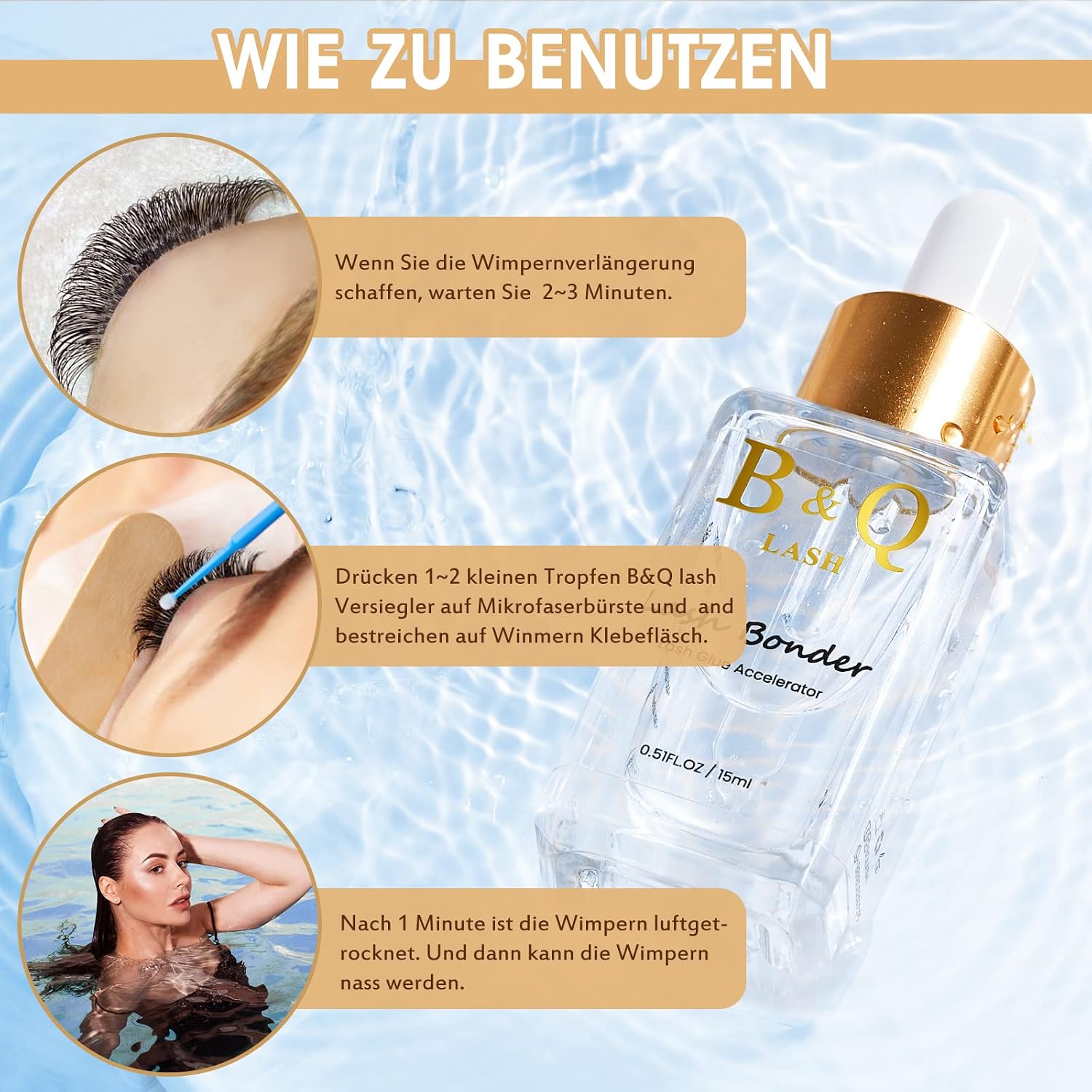 Thumbnail 5 de B&Q LASH Eyelash Bonder 15 ml