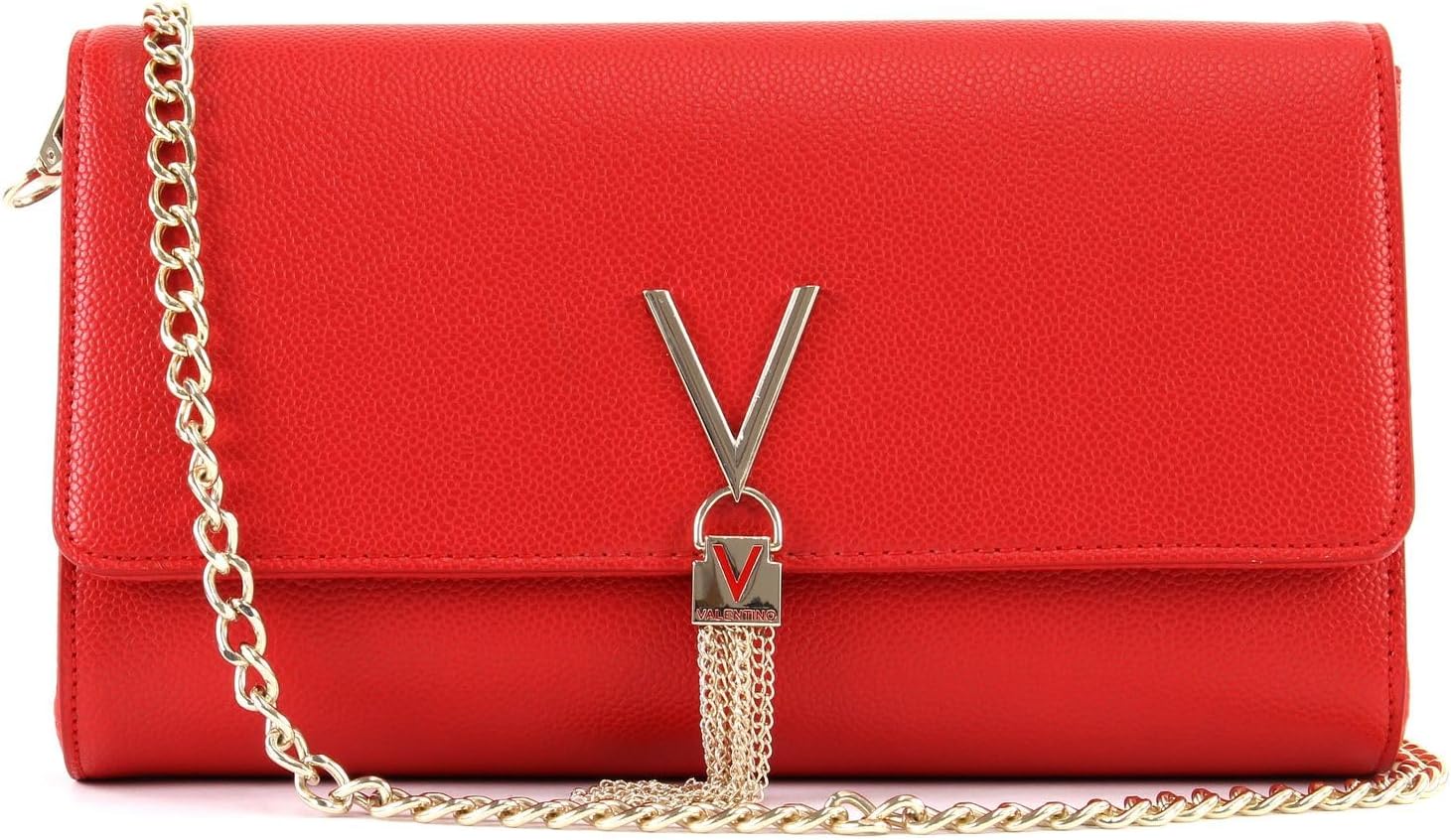 Thumbnail 1 de Valentino Divina Clutch rojo 1 unidad 👛