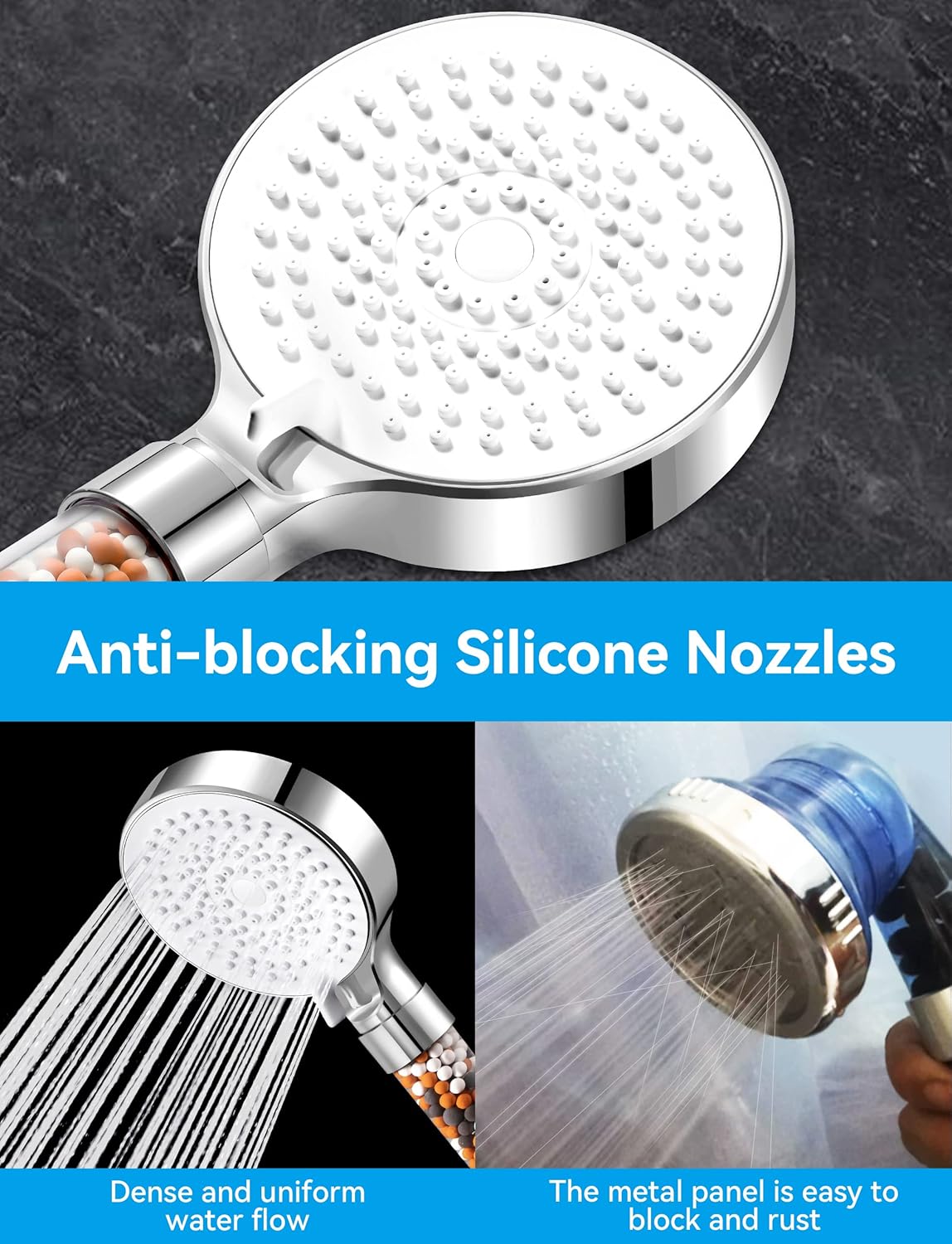 Thumbnail 5 de Magichome Filter Shower Head High Pressure 5 Modes