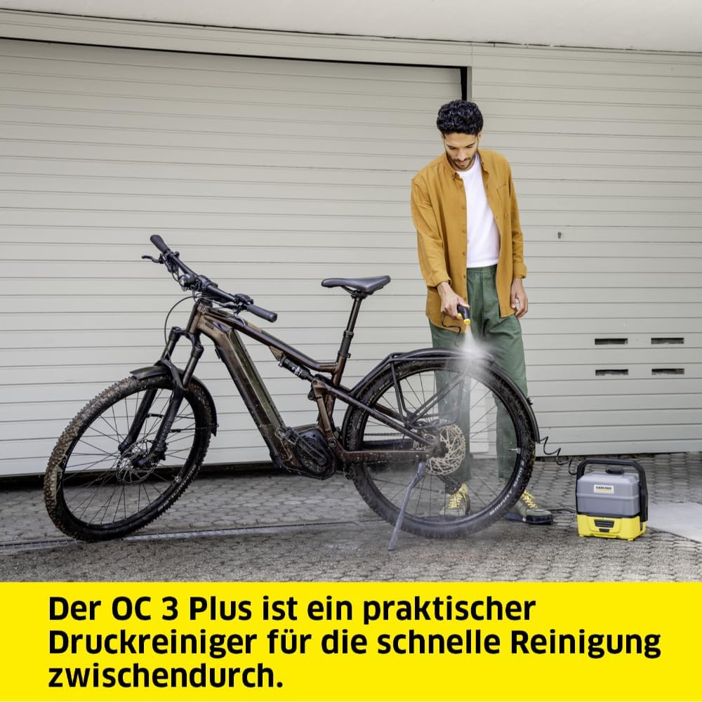 Detalle de Kärcher Mobile Outdoor Cleaner OC 3 Plus – kompakter Niederdruckreiniger mit Tank und Akku