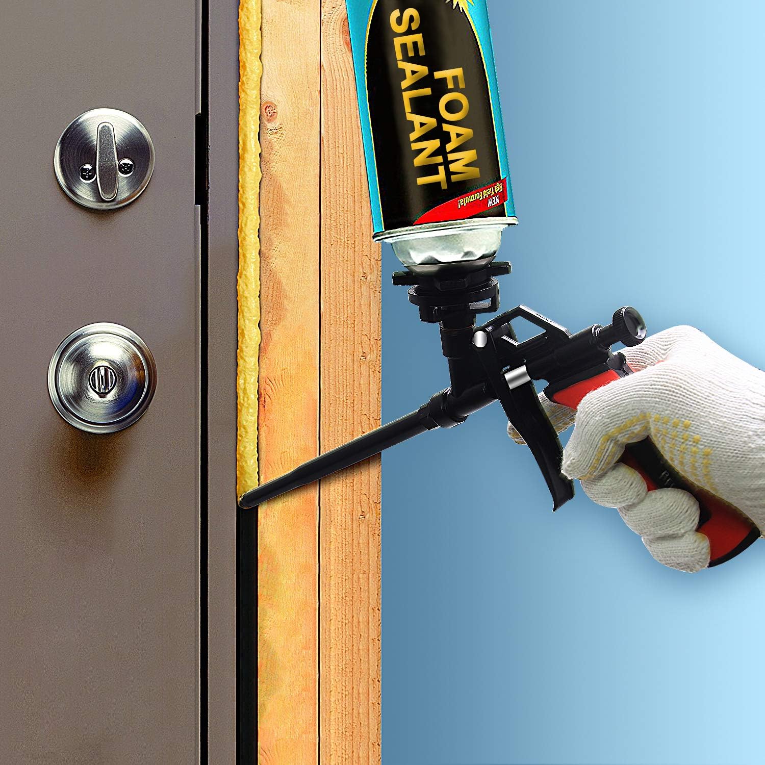 Detalle 2 de Preciva Pistola per Schiuma PU 2 pezzi ðŸ›