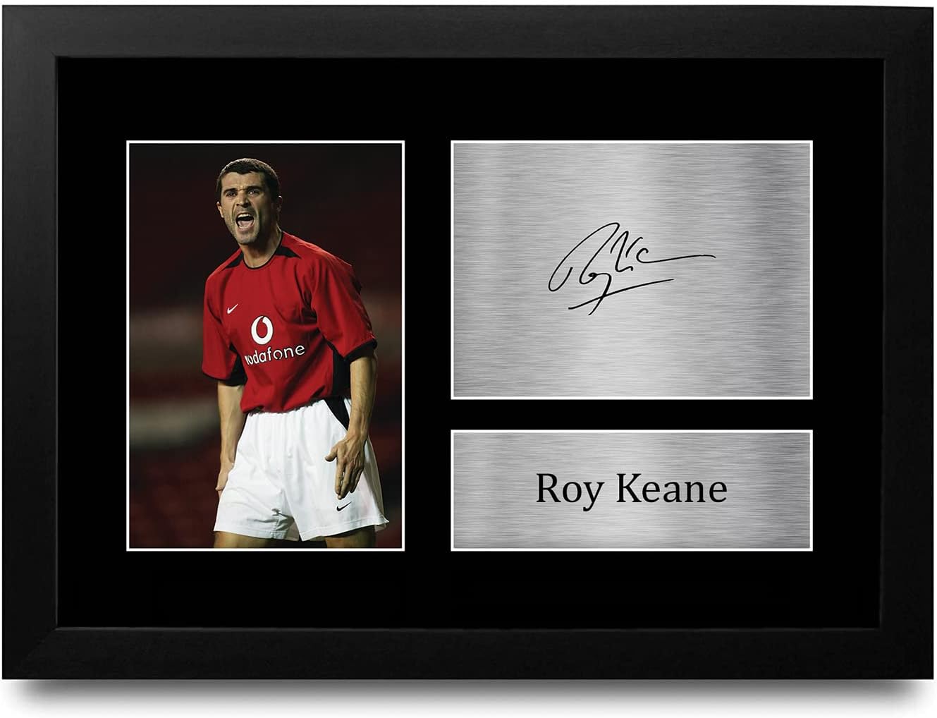 Thumbnail 2 de Roy Keane Signed Autograph Picture, A4 Portrait – Framed