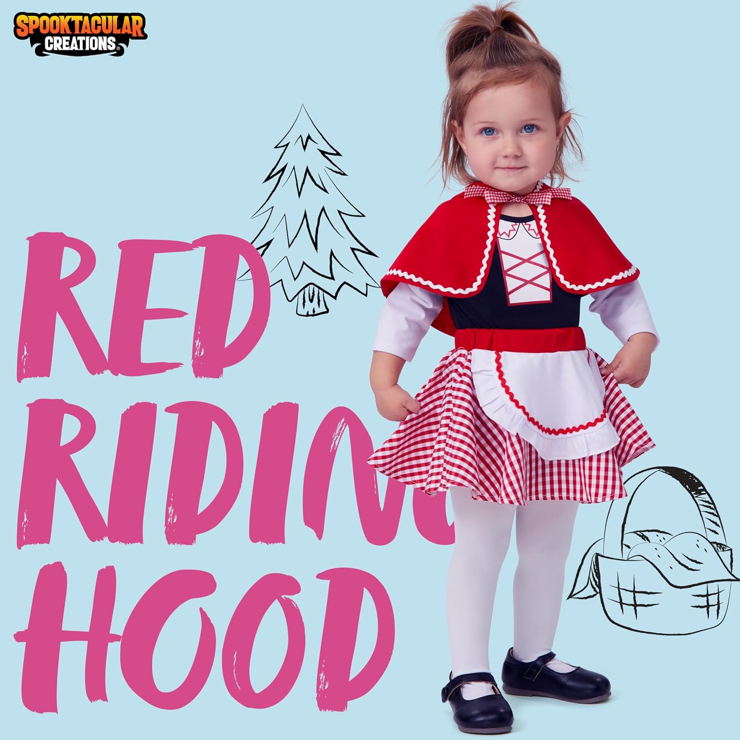 Detalle 2 de Spooktacular Creations Red Riding Hood Costume