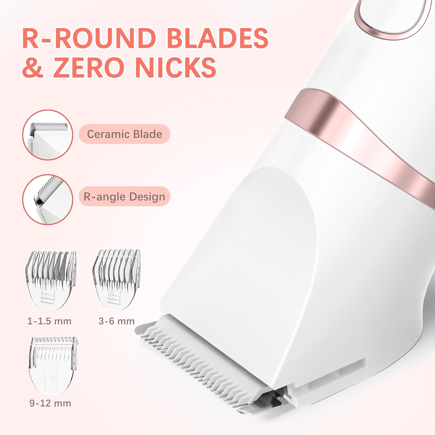 Detalle de MAXGROOM 3 in 1 Lady Shaver (Wet & Dry) with IPX6 Waterproof Bikini Trimmer and LED Display