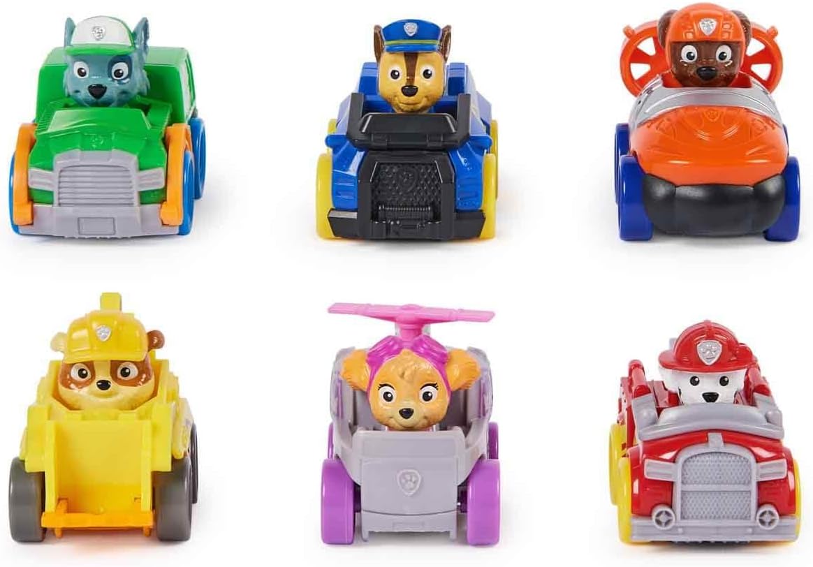 Detalle de Paw Patrol Pup Squad Racers 6 vehicle set
