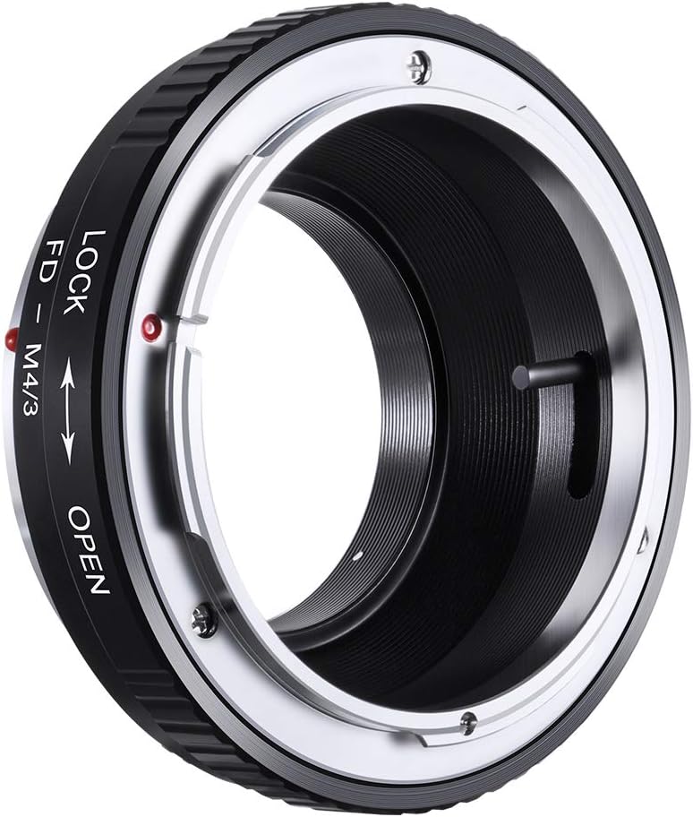 Detalle de K&F CONCEPT FD-M4/3 Objektivadapter – Canon FD/FL auf Micro Four Thirds (MFT)