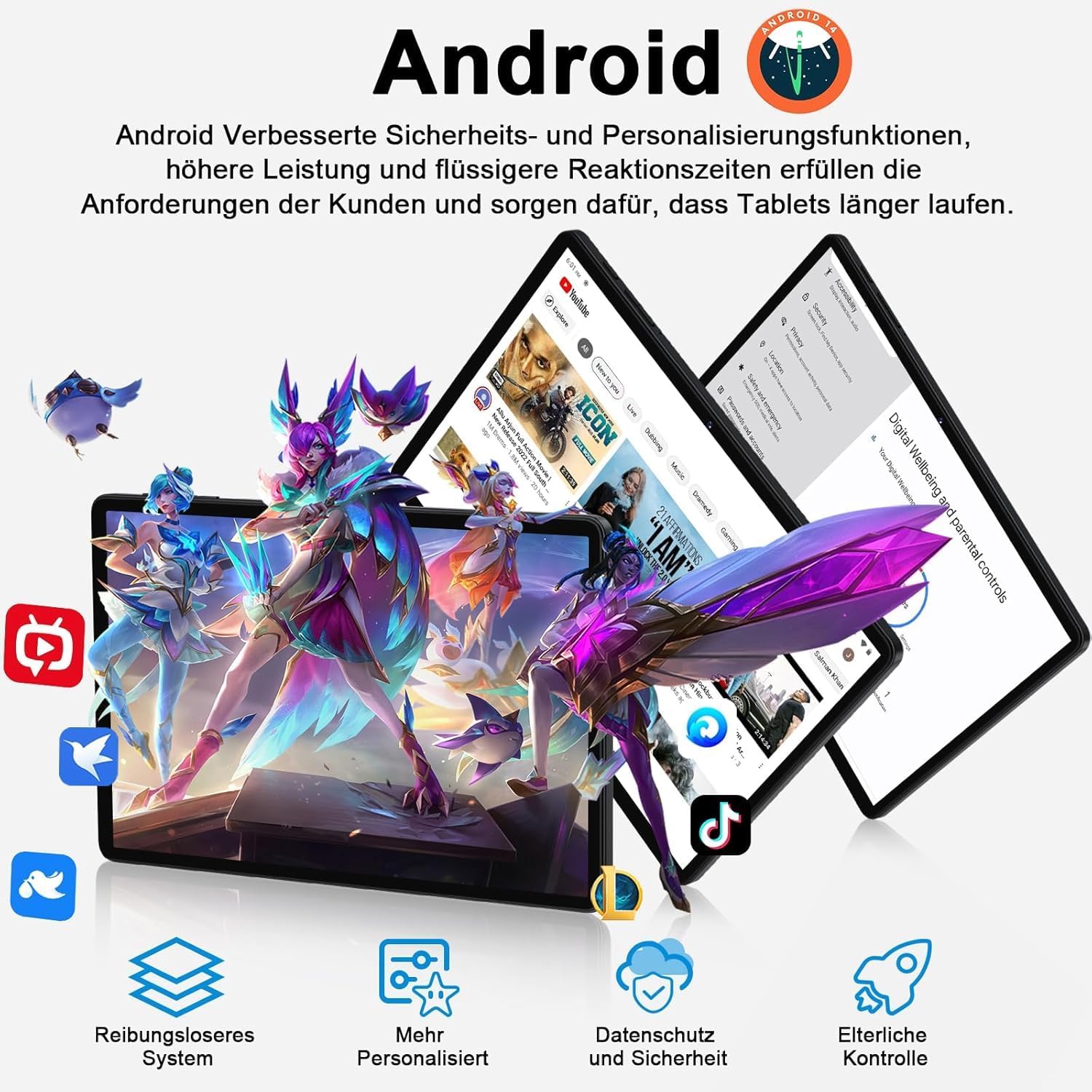 Detalle de 2026 Nouvelle Tablette Android 11'' – Puissance et stockage généreux (256 Go ROM, 24 Go RAM)