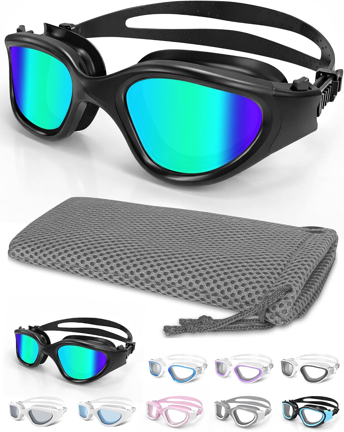 Detalle de Winline Swimming Goggles Clear Vision: Anti Fog, Anti UV, Anti Leak