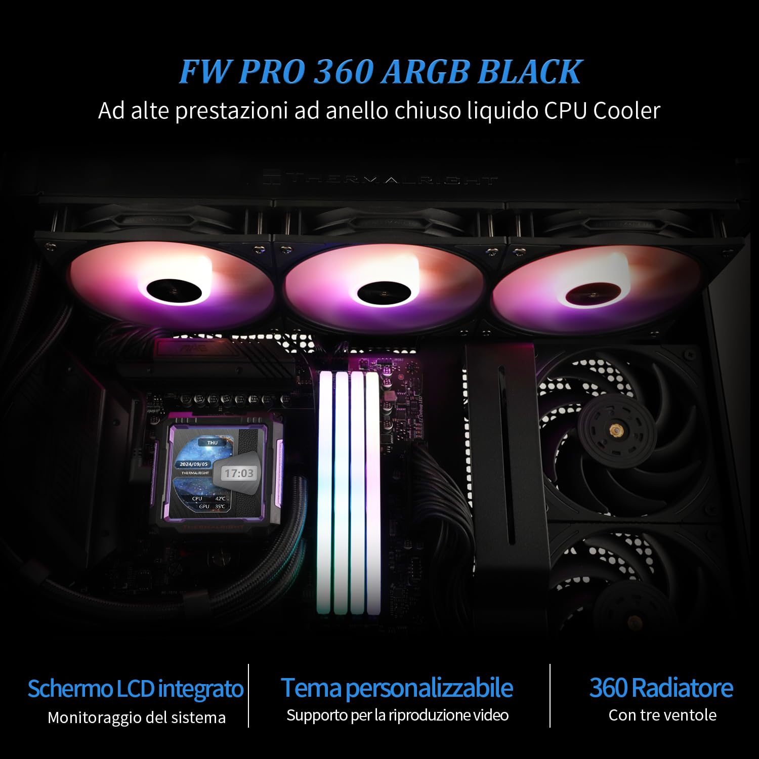 Thumbnail 1 de TR FW PRO 360 ARGB AIO Cooler