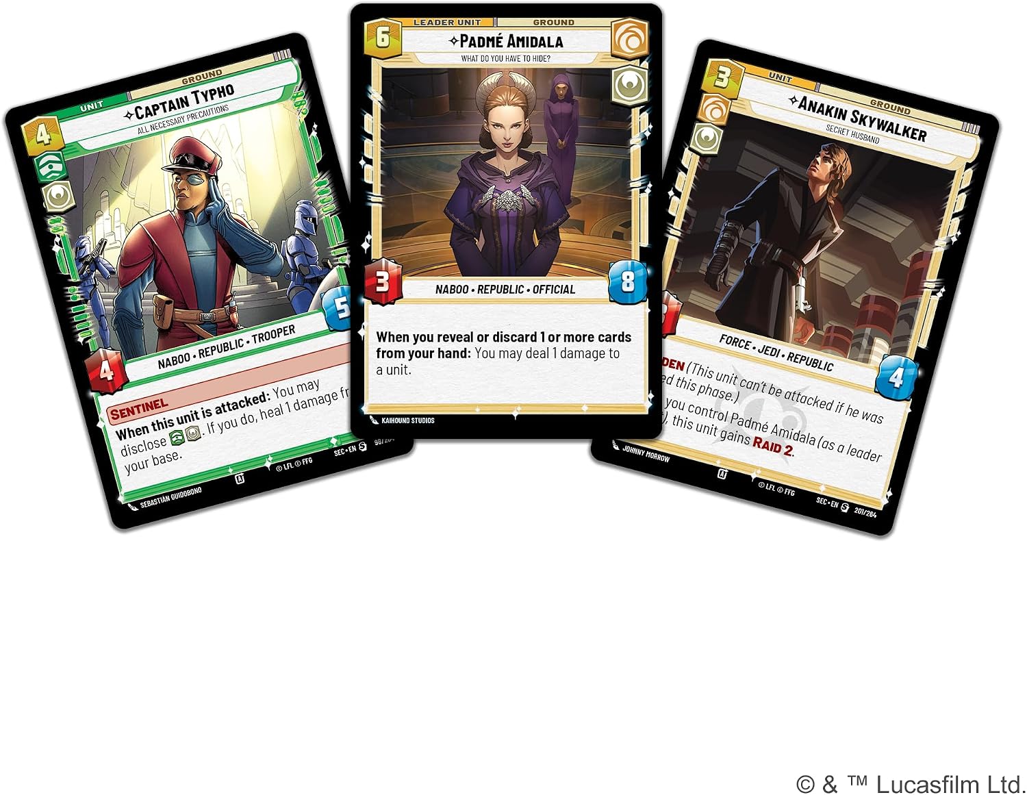 Thumbnail 4 de Asmodee - FFG - Star Wars: Unlimited Secrets of Power — Deck Padmé Amidala (50 cartes) et booster