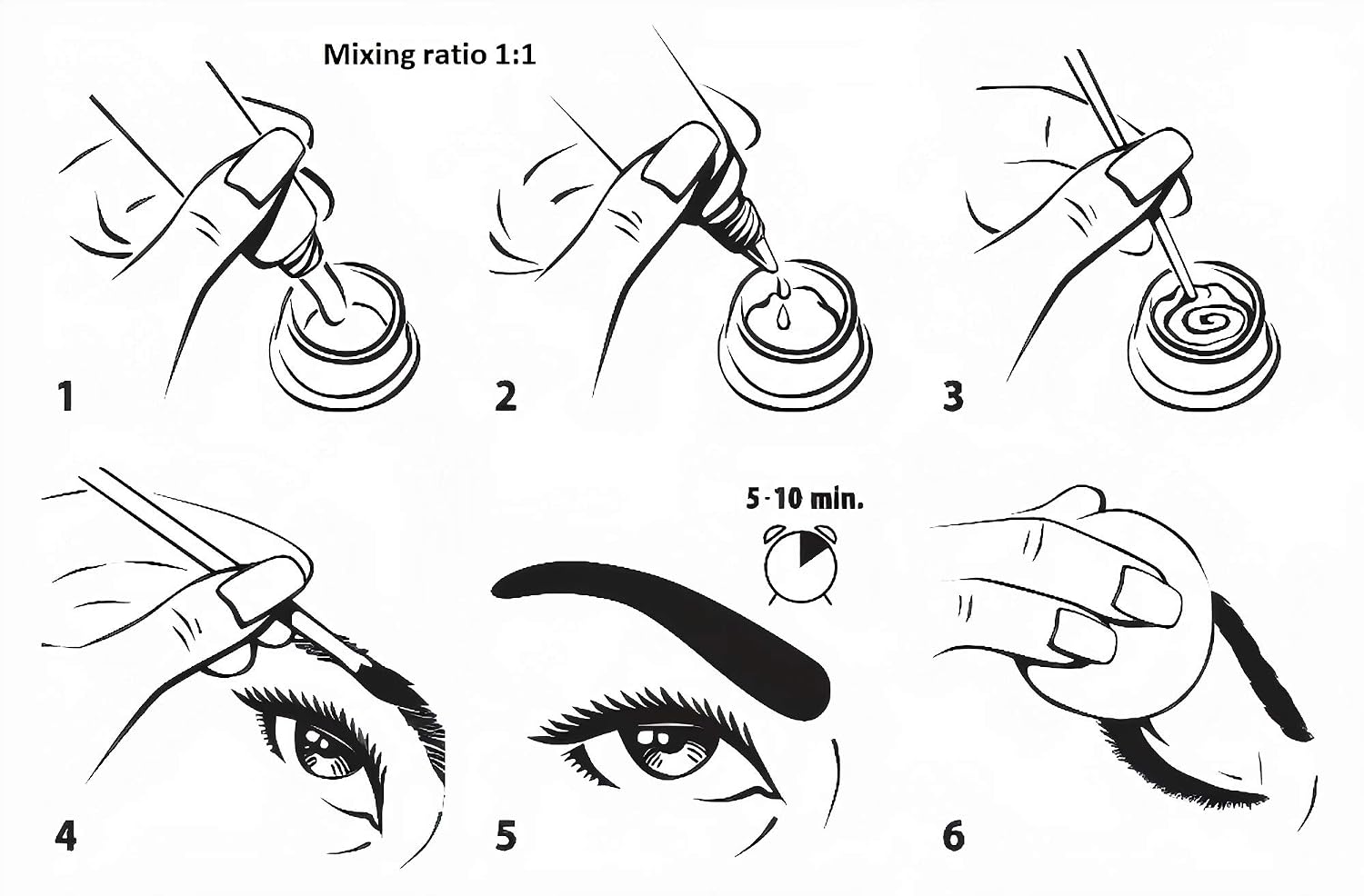 Thumbnail 4 de Demure Wimpern‑ und Augenbrauenfarbe Set 20+ Anwendungen